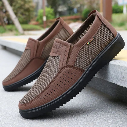 nuevos zapatos de malla para hombres