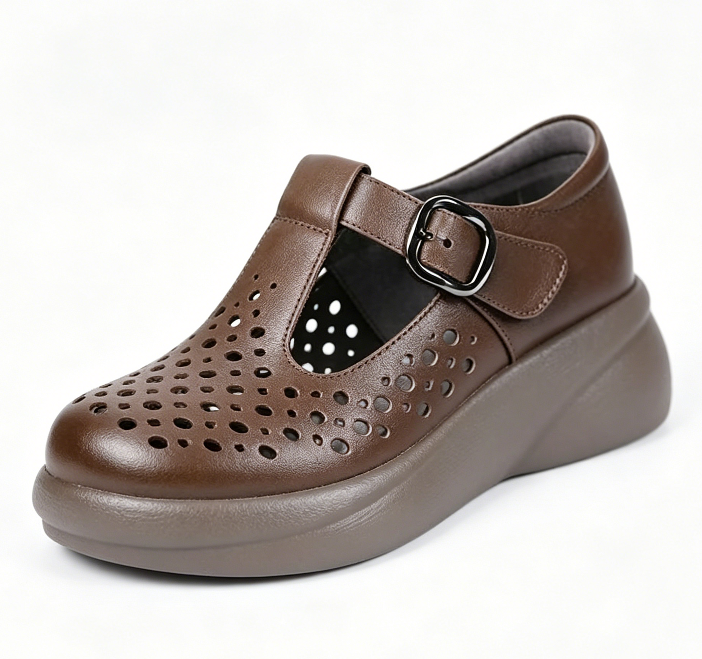 Zapatos de suela blanda transpirables y ahuecados