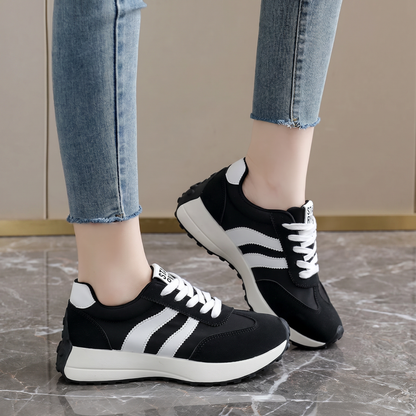 Zapatillas deportivas cómodas y transpirables para mujer, suela de goma antideslizante, calzado casua