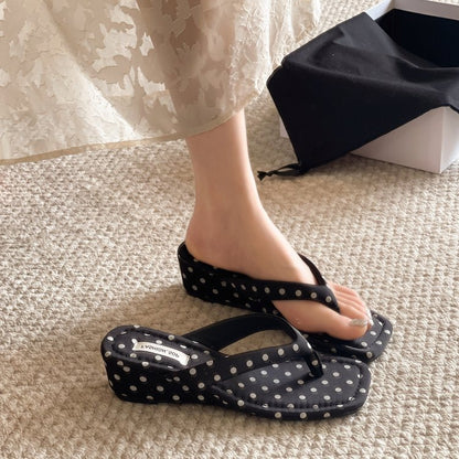 Sandalias estilo francés, flip-flops cómodos