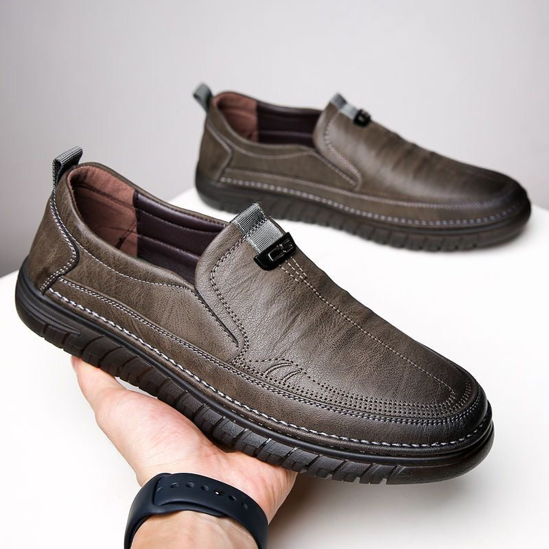 Zapatos casuales de piel suave para hombre