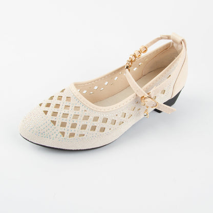 Tacones altos suaves de malla