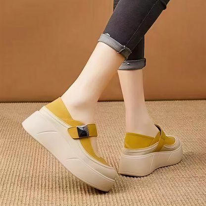 Zapatos cuña Mary Jane cómodos mujer