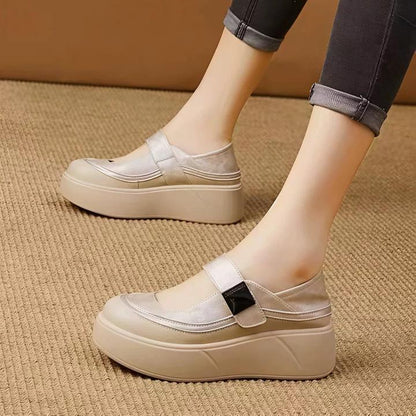 Zapatos cuña Mary Jane cómodos mujer