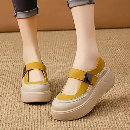 Zapatos cuña Mary Jane cómodos mujer