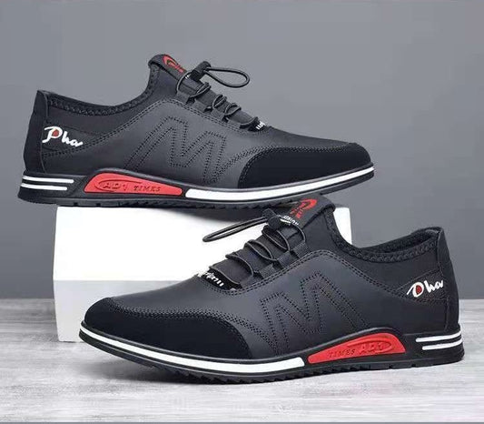 Zapatos casuales de cuero para hombre para primavera y otoño