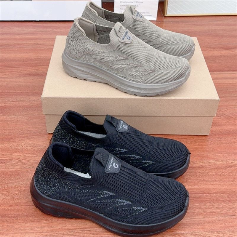 Zapatos unisex de malla con rayas de tres líneas