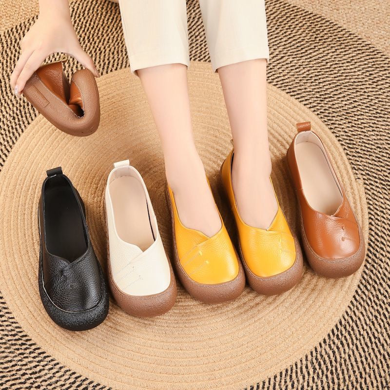 Zapatos de piel de vaca 100% auténtica