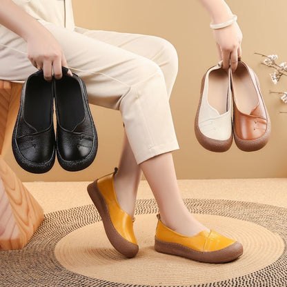 Zapatos de piel de vaca 100% auténtica