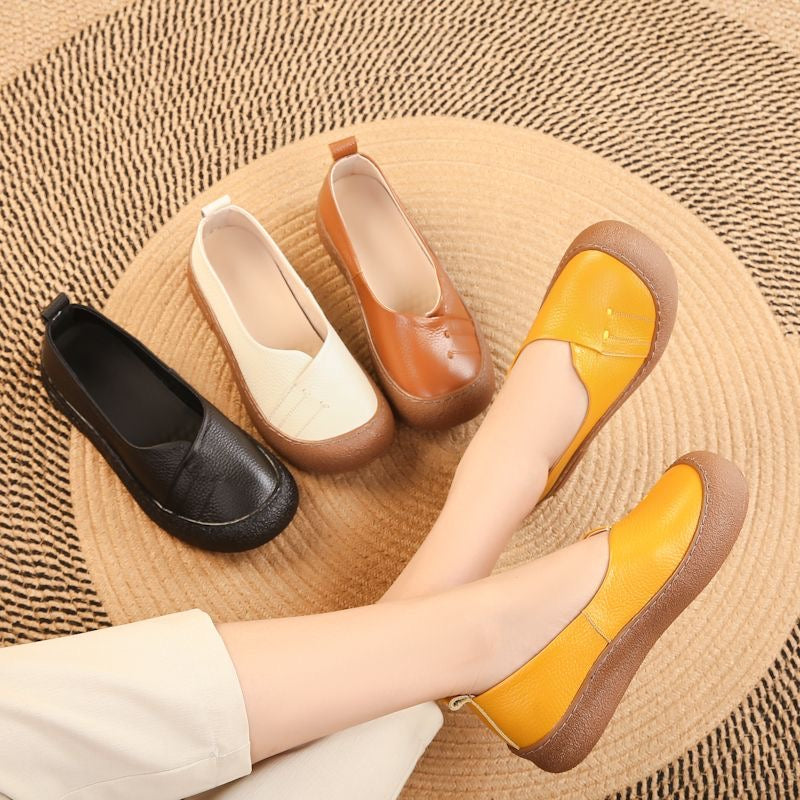 Zapatos de piel de vaca 100% auténtica