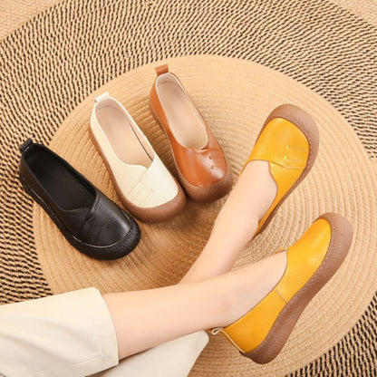 Zapatos de piel de vaca 100% auténtica