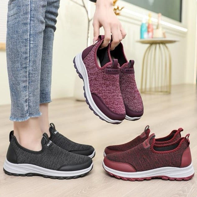 Zapatos para caminar de suela blanda antideslizantes