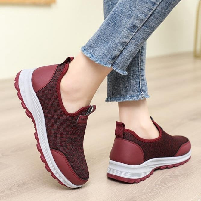 Zapatos para caminar de suela blanda antideslizantes