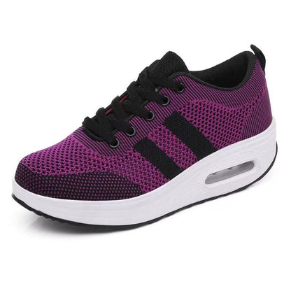 Zapatillas de caminar con amortiguación de aire y malla