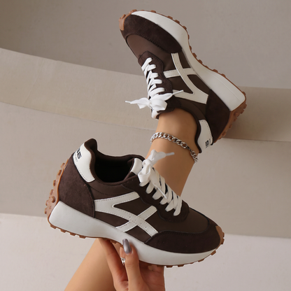 2026 Nuevos Zapatos Deportivos de Suela Gruesa para Mujer