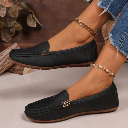 Zapatos planos cómodos y transpirables para mujer, loafers slip-on