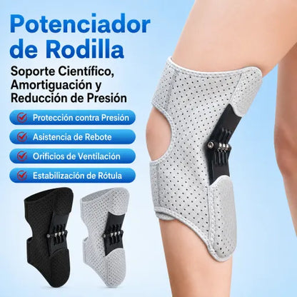 Rodillera para ancianos, soporte articular y de rodilla, elevador auxiliar para caminar y subir escaleras con resortes de fuerte rebote