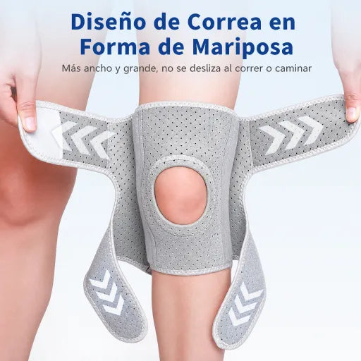 Rodillera para ancianos, soporte articular y de rodilla, elevador auxiliar para caminar y subir escaleras con resortes de fuerte rebote