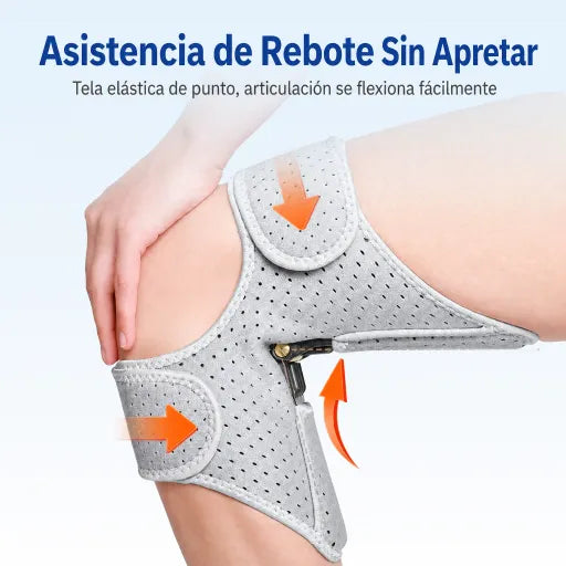 Rodillera para ancianos, soporte articular y de rodilla, elevador auxiliar para caminar y subir escaleras con resortes de fuerte rebote