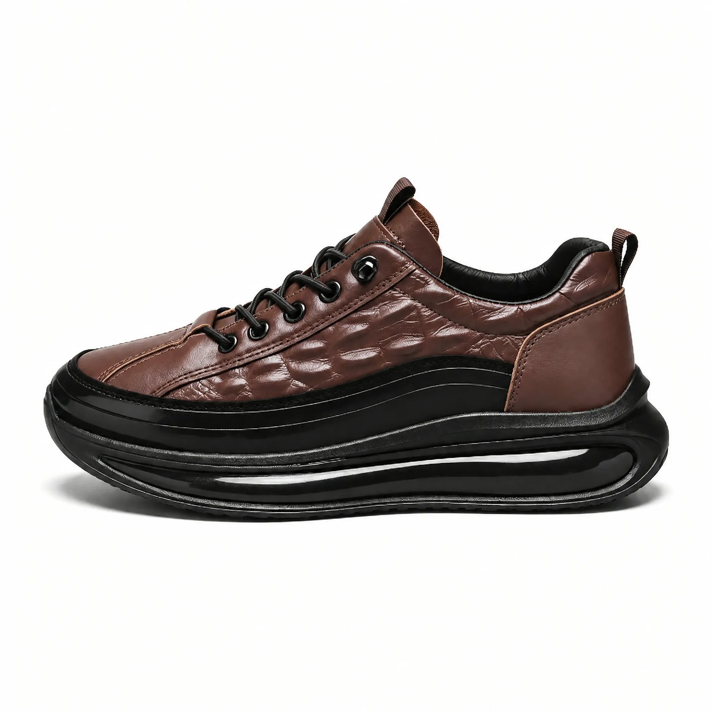 Zapatos de cuero para hombre estilo cocodrilo para negocios