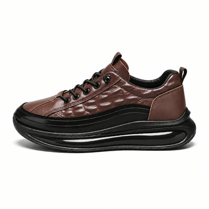 Zapatos de cuero para hombre estilo cocodrilo para negocios