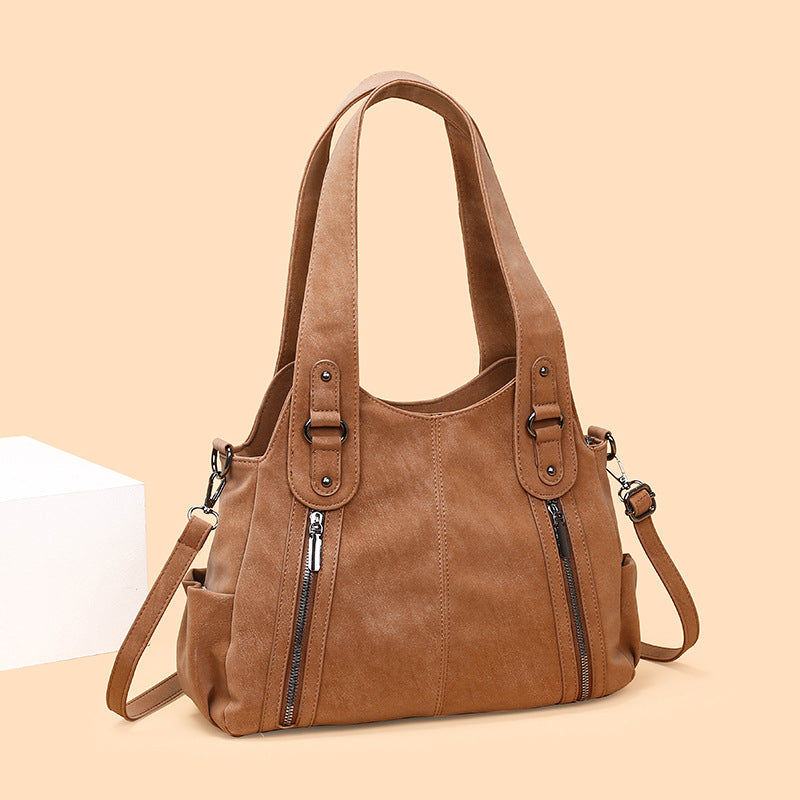 Nuevo bolso tote esmerilado de gran capacidad.
