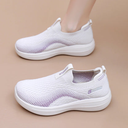 Zapatos tejidos sin cordones