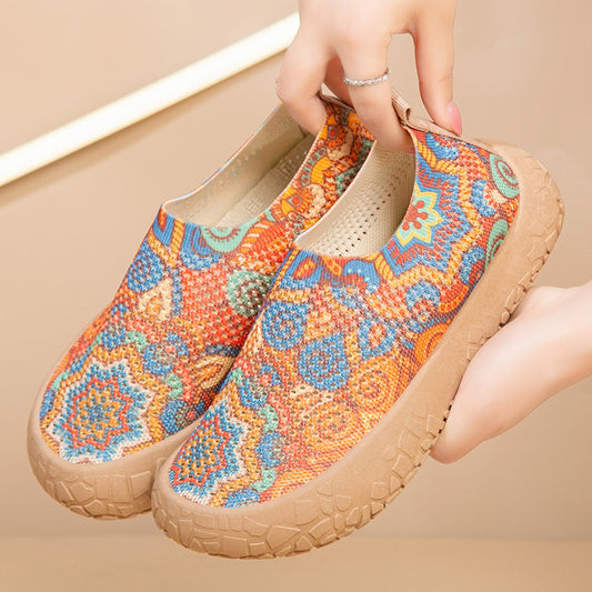 Zapatos de suela blanda cómodos para mujer