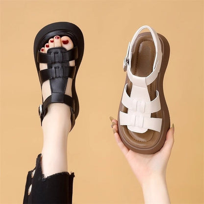 Sandalias tipo Birkenstock de plataforma para mujer – verano