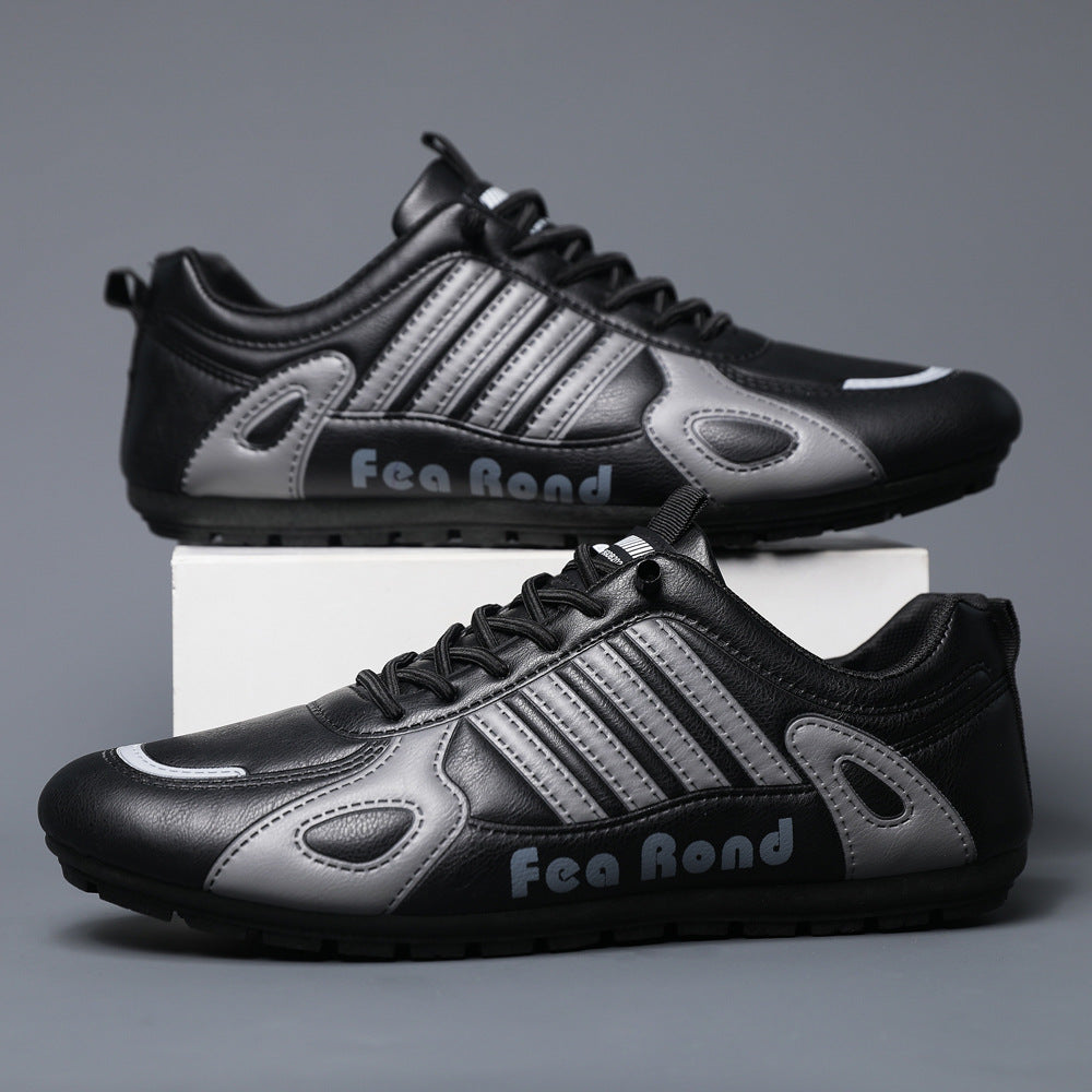 Nuevas zapatillas deportivas de primavera/otoño, cómodas y ligeras, de piel auténtica con excelente transpirabilidad, diseñadas específicamente para hombres que priorizan la comodidad. Calzado Agam para hombre.