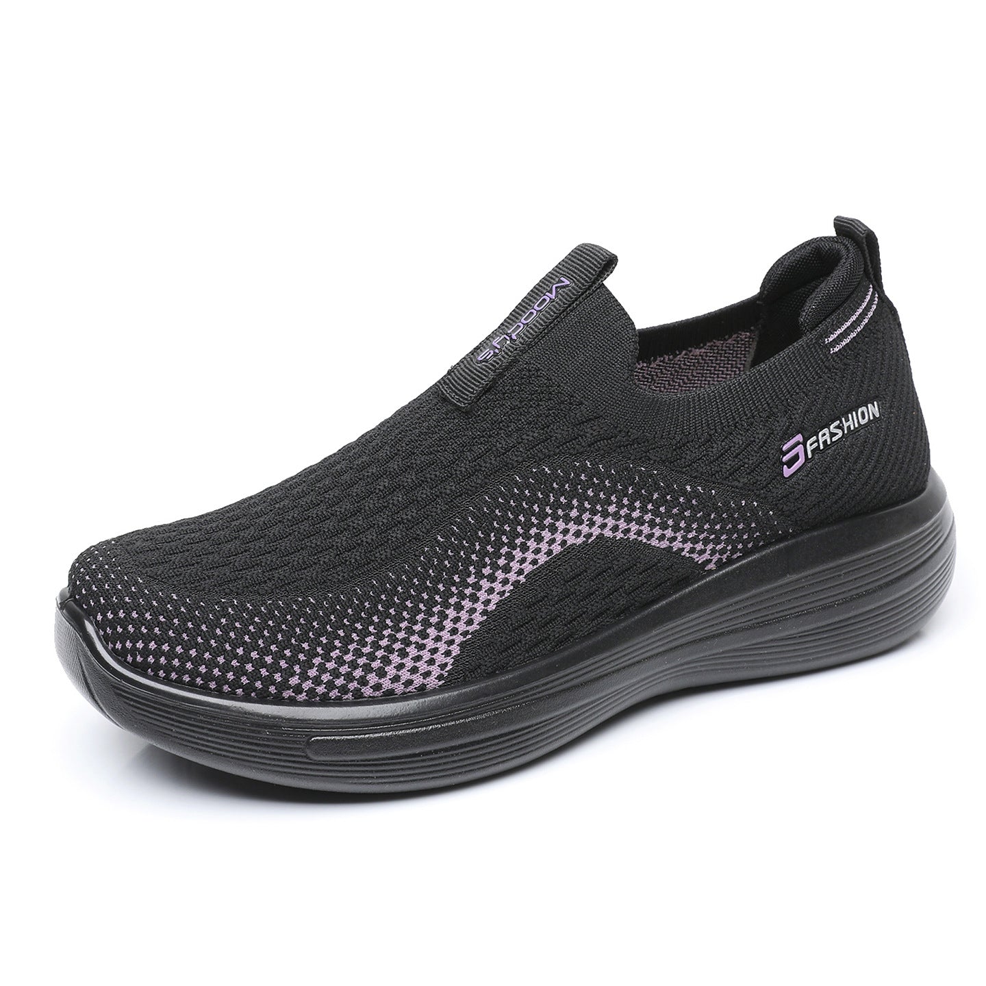 Zapatos tejidos sin cordones