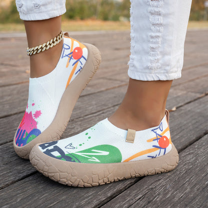 Zapatos casuales cómodos y transpirables, suela blanda antideslizante, slip-on