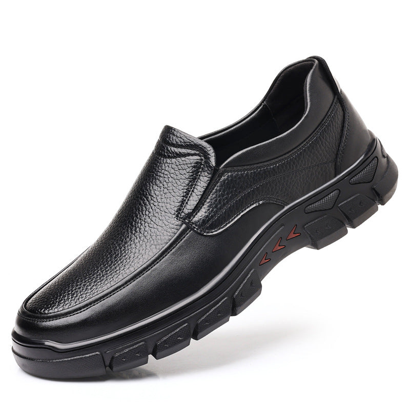 Zapatos de negocios elegantes suela gruesa