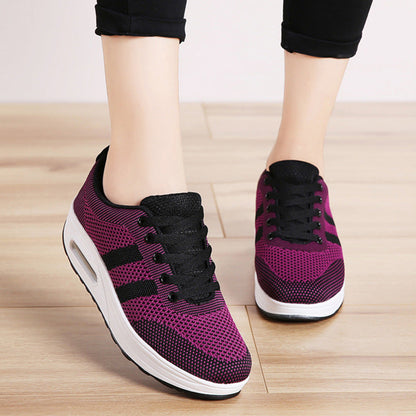 Zapatillas de caminar con amortiguación de aire y malla