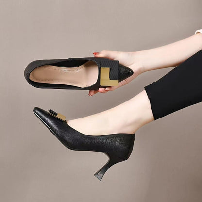 Tacones estilo francés