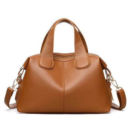 Nuevo bolso Boston de cuero de textura suave