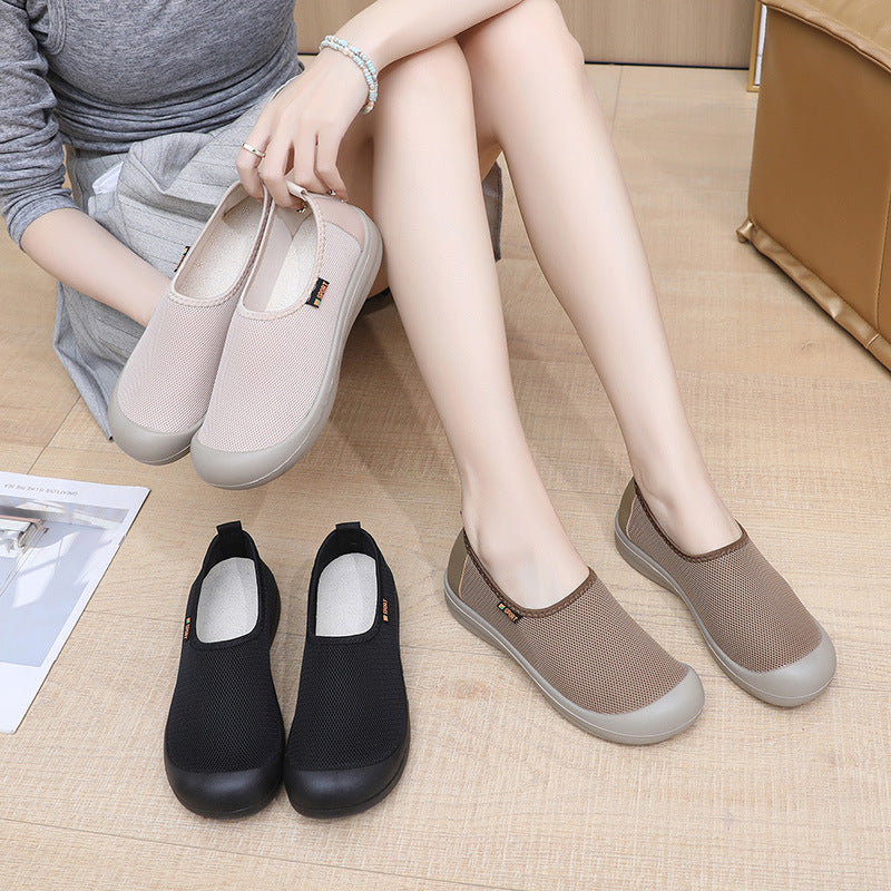 Zapatos de malla transpirable y suave