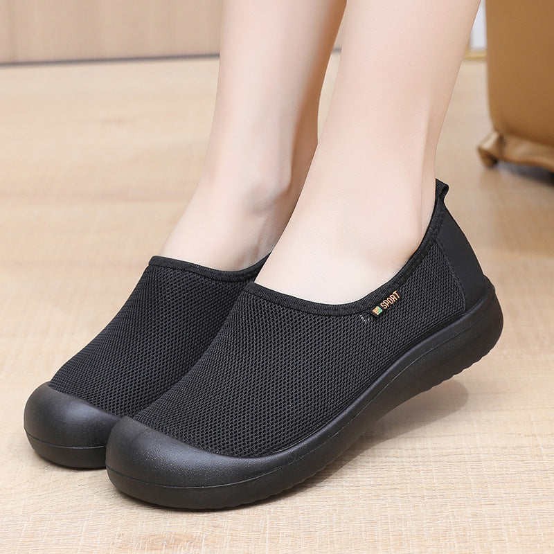 Zapatos de malla transpirable y suave