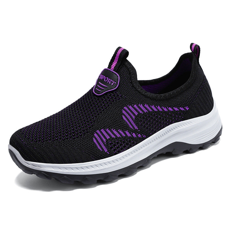 Zapatos de mujer de malla transpirable de punto