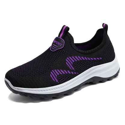 Zapatos de mujer de malla transpirable de punto