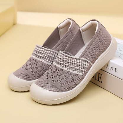 Zapatos mujer slip on malla ligera