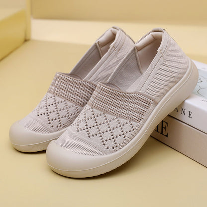 Zapatos mujer slip on malla ligera