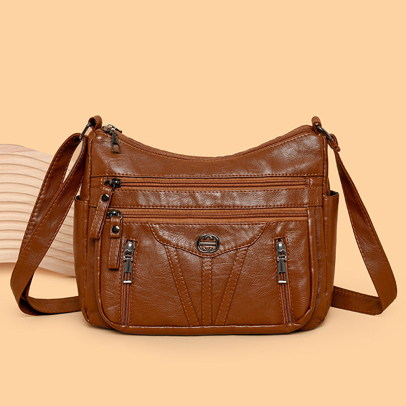 Bolso bandolera multicapa moderno y sencillo