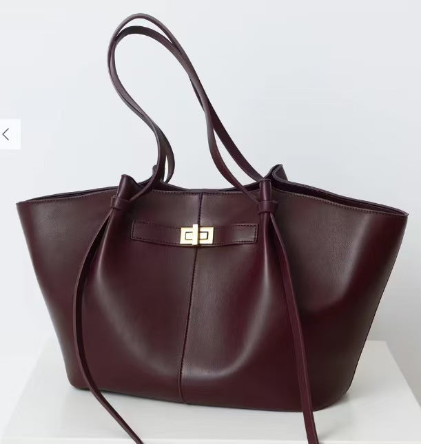 Nuevo bolso de mujer elegante y sencillo de gran capacidad.