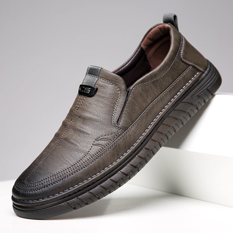 Zapatos casuales de piel suave para hombre