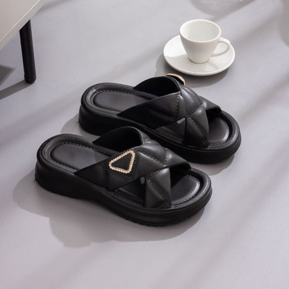 Pantuflas gruesas antideslizantes [material EVA - resistentes a los olores]