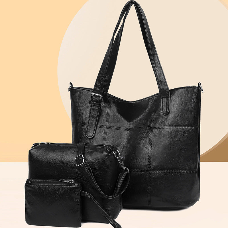 ✨Compra uno y llévate dos gratis✨ Set de bolsos de hombro estilo retro