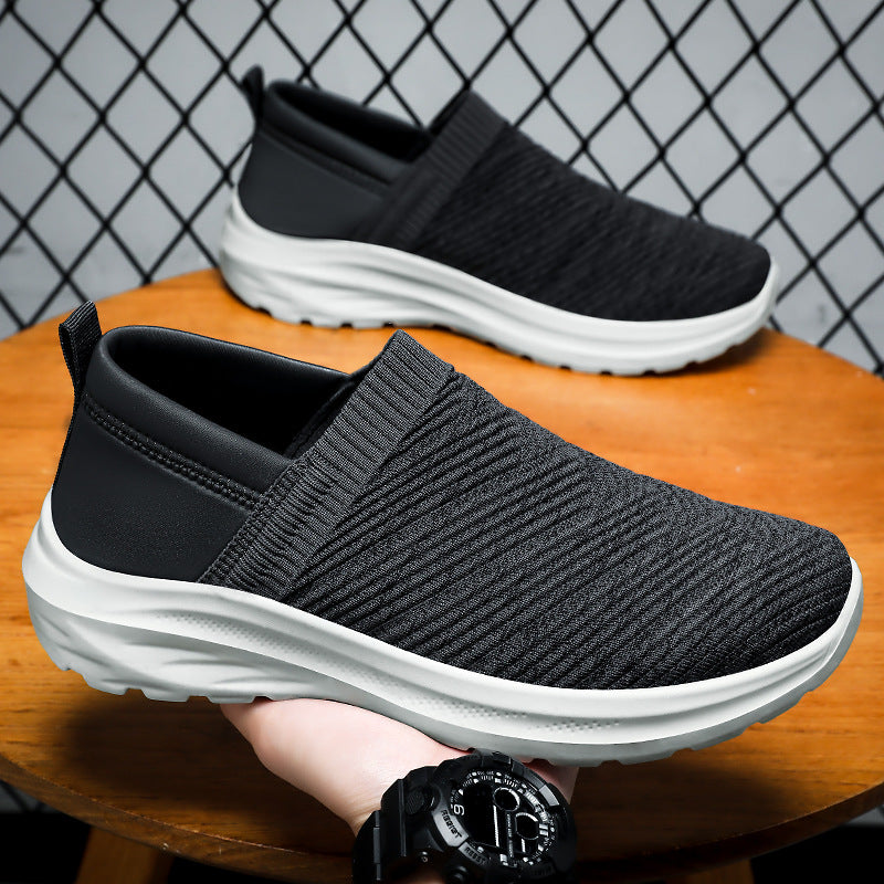 Zapatillas deportivas de malla empalmada