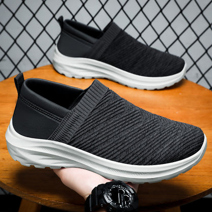 Zapatillas deportivas de malla empalmada