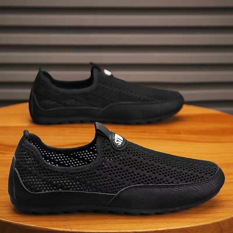 Zapatos finos de verano de malla para hombre